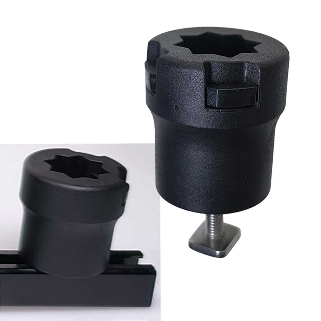 Fishing Kayak Cart - 1 Stuks Kayak Schuifgeleiderkop Track Adapter