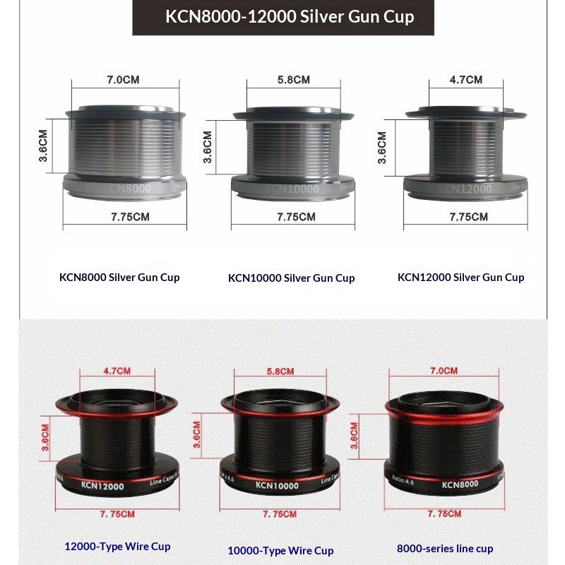 DIWA KCN-serie metalen spoel,  - Daiwa Reel Bg recensie en prijs